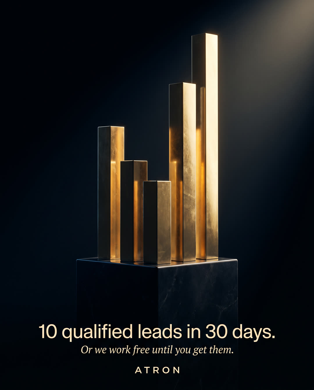 Brass graph sculpture